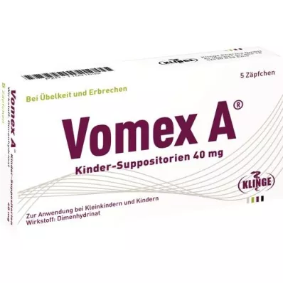 VOMEX A Lastesuposiidid 40 mg, 5 tk