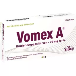 VOMEX A Lastesuposiitorid 70 mg forte, 5 tk