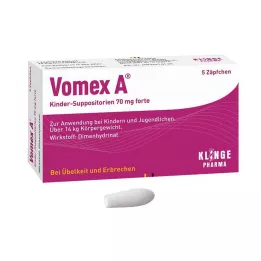 VOMEX A Lastesuposiitorid 70 mg forte, 5 tk