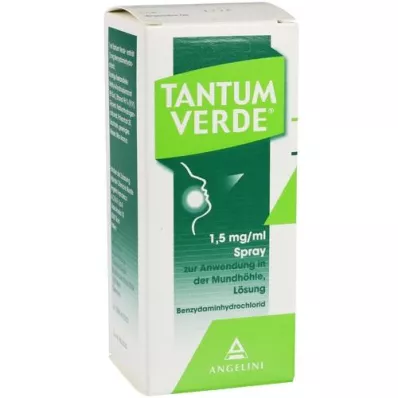 TANTUM VERDE 1,5 mg/ml sprei suuõõnes kasutamiseks, 30 ml