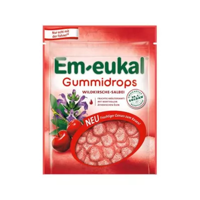 EM-EUKAL Wild Cherry Sage Sugar Drops, 90 g