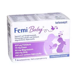 TETESEPT Femi Baby õhukese polümeerikattega tabletid + pehmed kapslid, 2X30 tk