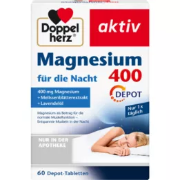 DOPPELHERZ Magneesium 400 ööpäevaringsed tabletid, 60 tk