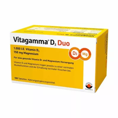 Vitagamma D3 Duo tabletid, 100 tk