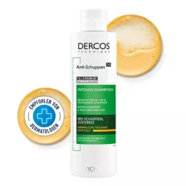 VICHY DERCOS kõõmavastane šampoon kuivale peanahale, 200 ml