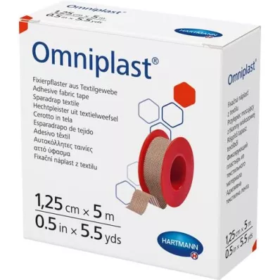 OMNIPLAST Kinnituskips tekstiilniit 1,25 cm x 5 m, 1 tk