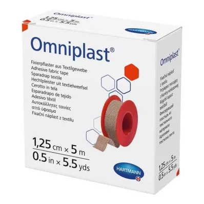 OMNIPLAST Kinnituskips tekstiilniit 1,25 cm x 5 m, 1 tk