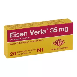 Iron Verla® 35 mg kaetud tabletid, 20 tk
