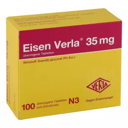 Iron Verla® 35 mg kaetud tabletid, 100 tk