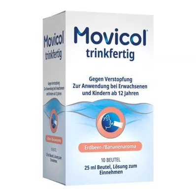 MOVICOL joogivalmis 25 ml kotike suukaudne lahus, 10 tk