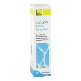 Calci D3-Denk 1000 mg / 880 RÜ kihisevad tabletid, 20 tk