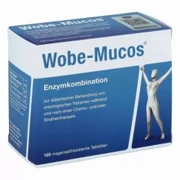 WOBE-MUCOS kõhukese polümeerikattega tabletid, 120 tk