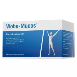WOBE-MUCOS kõhukese polümeerikattega tabletid, 360 tk