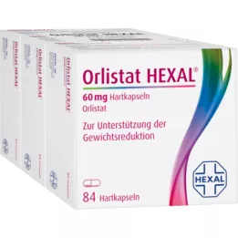 ORLISTAT HEXAL 60 mg kõvakapslid, 3X84 tk