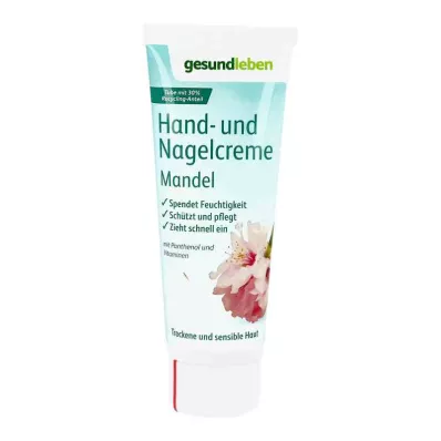 GESUND LEBEN Käte- ja küünekreem Mandel, 75 ml