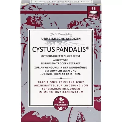 CYSTUS Pandalis pastillid, 66 tk