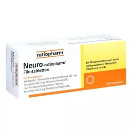 NEURO-RATIOPHARM Õhukese polümeerikattega tabletid, 50 tk