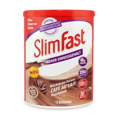 SLIM FAST Cafe au Lait pulber, 438 g