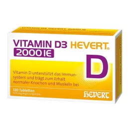 Vitamiin D3 Hevert 2000 IU tabletid, 120 tk