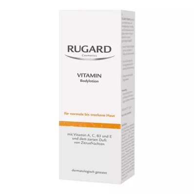 RUGARD Vitamiiniga kehakreem, 200 ml