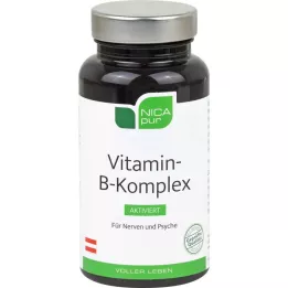 NICAPUR B-vitamiini kompleks aktiveeritud kapslid, 60 tk