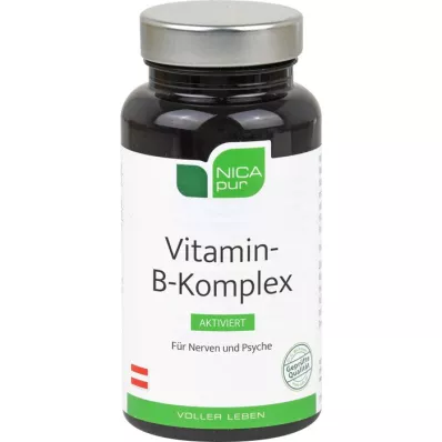NICAPUR B-vitamiini kompleks aktiveeritud kapslid, 60 tk