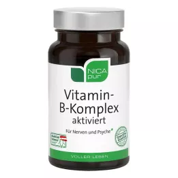 NICAPUR B-vitamiini kompleks aktiveeritud kapslid, 60 tk