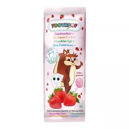 TOOTHPOP Maasikamaitseline hambaravi lollipop, 1 tk