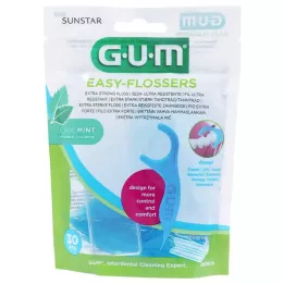 GUM Easy-Flossers hambaniidipulgad vahatatud + reisikohver, 30 tk