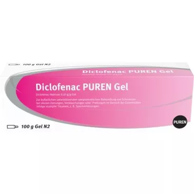 DICLOFENAC PUREN Geel, 100 g