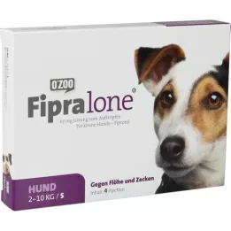 FIPRALONE 67 mg suukaudne lahus väikestele koertele, 4 tk