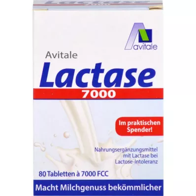 LACTASE 7000 FCC Tabletid dosaatoris, 80 tk