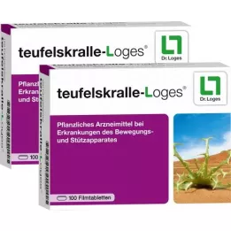 TEUFELSKRALLE-LOGES Õhukese polümeerikattega tabletid, 200 tk