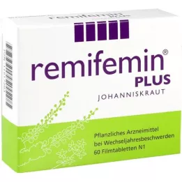 REMIFEMIN pluss naistepuna õhukese polümeerikattega tabletid, 60 tk