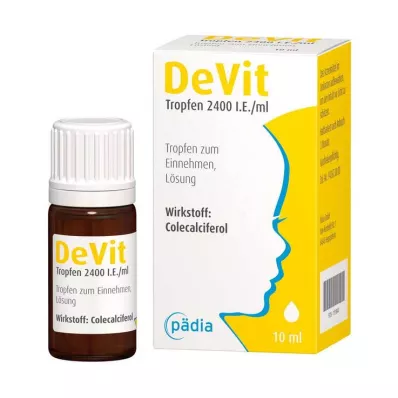 Devit 2400 RÜ / ml suukaudsed tilgad, 10 ml