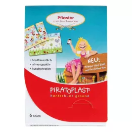 PIRATOPLAST Tüdruku kipsitoorik 6x10 cm, 6 tk
