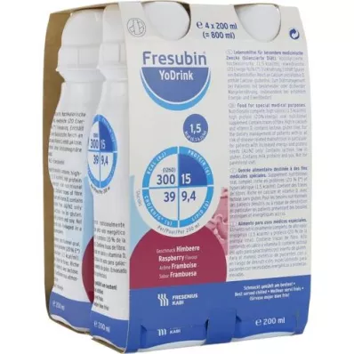 FRESUBIN YoDrink Vaarikas, 4X200 ml