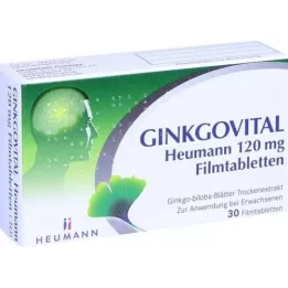 GINKGOVITAL Heumann 120 mg õhukese polümeerikattega tabletid, 30 tk