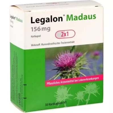 LEGALON Madaus 156 mg kõvakapslid, 30 tk