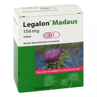 Legalon Madaus 156 mg kõvakapslid, 30 tk