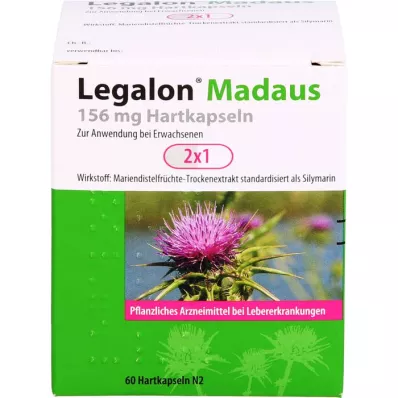 LEGALON Madaus 156 mg kõvakapslid, 60 tk