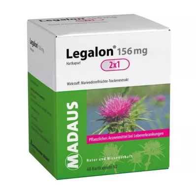 Legalon Madaus 156 mg kõvakapslid, 60 tk
