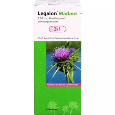 LEGALON Madaus 156 mg kõvakapslid, 120 tk