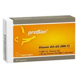 PROSAN D3+K2-vitamiin MK-7 kapslit, 30 tk