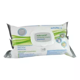 MIKROZID universaalsed salvrätikud premium 100 tk lamedast otsast, 1 tk