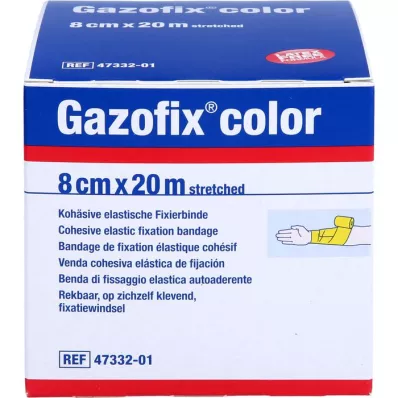GAZOFIX värvi fikseerimisside sidus 8 cmx20 m kollane, 1 tk