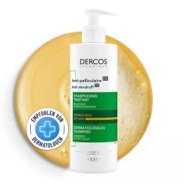 VICHY DERCOS kõõmavastane šampoon kuivale peanahale, 390 ml