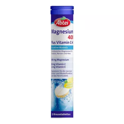 ABTEI Magneesium 400 Plus C+E-vitamiin paisutabletid, 15 tk