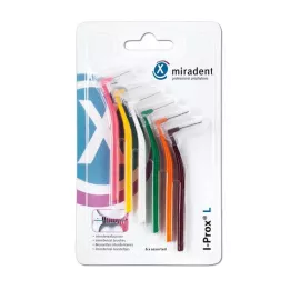 MIRADENT Interdentalhari I-Prox L assortii, 6 tk
