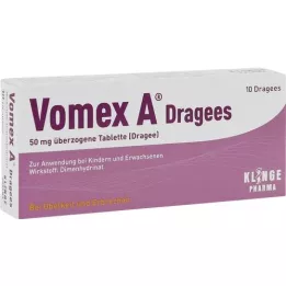 VOMEX A kaetud tabletid 50 mg, 10 tk